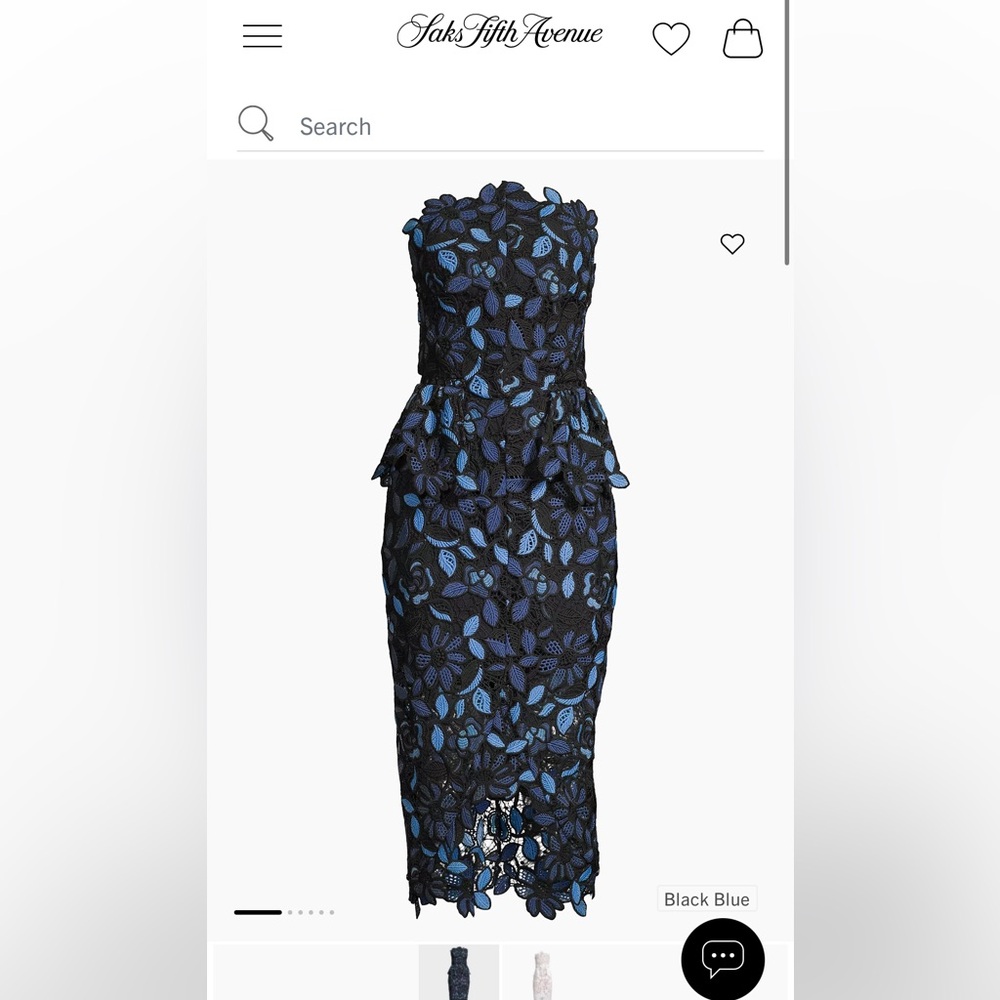 Elliat Optics Floral Lace Peplum Dress